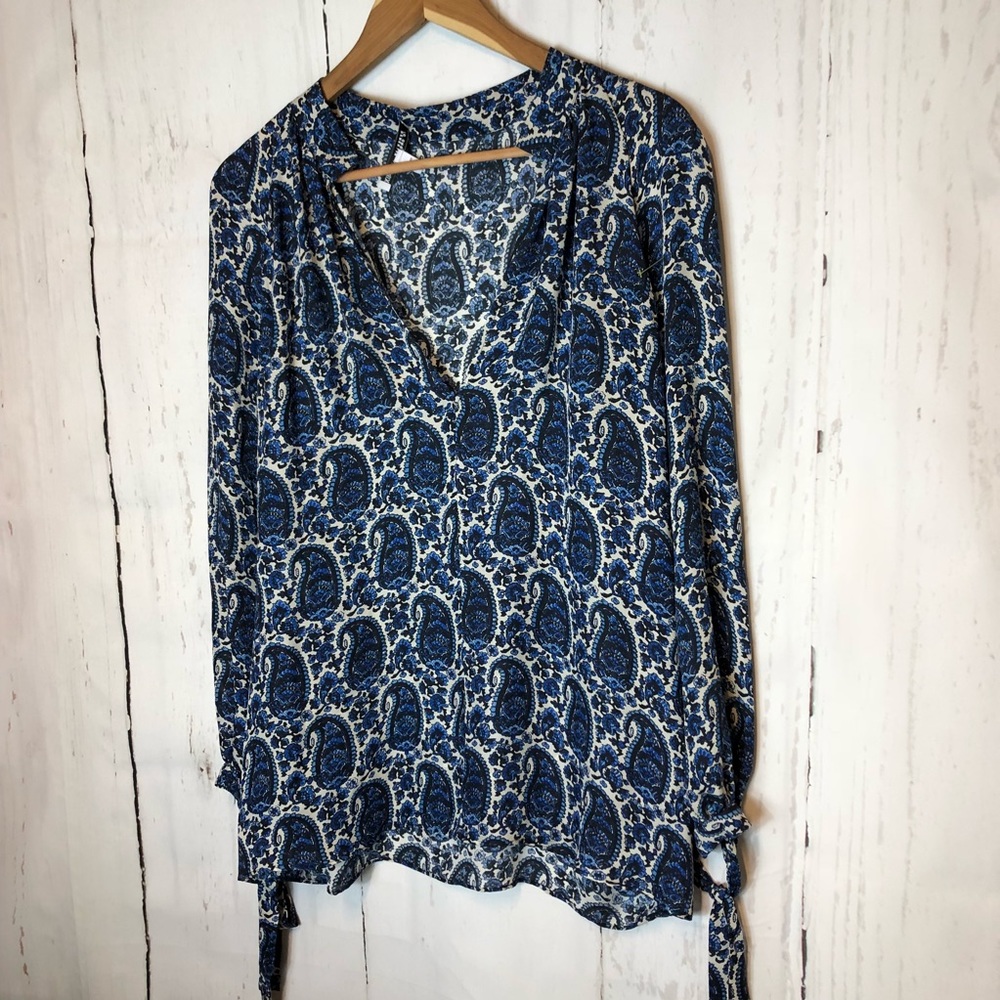 Derek Lam 10 Crosby Intermix  Silk Blouse